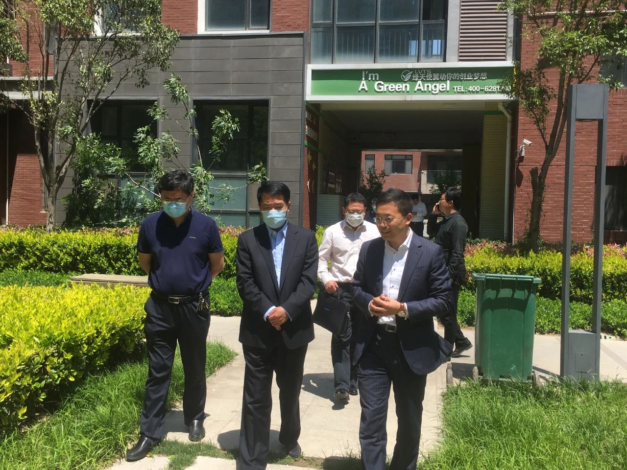 高密市委副書記田永全一行來訪綠天使參觀調(diào)研